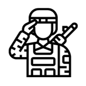 Military personnel, their family members